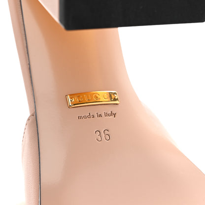 Gucci Nappa Horsebit 75mm Slide Sandals 36 Skin Rose 7 of 12