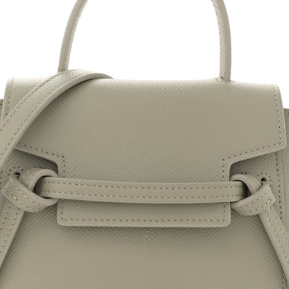 Celine Grained Calfskin Pico Belt Bag Green Clay 8 of 11