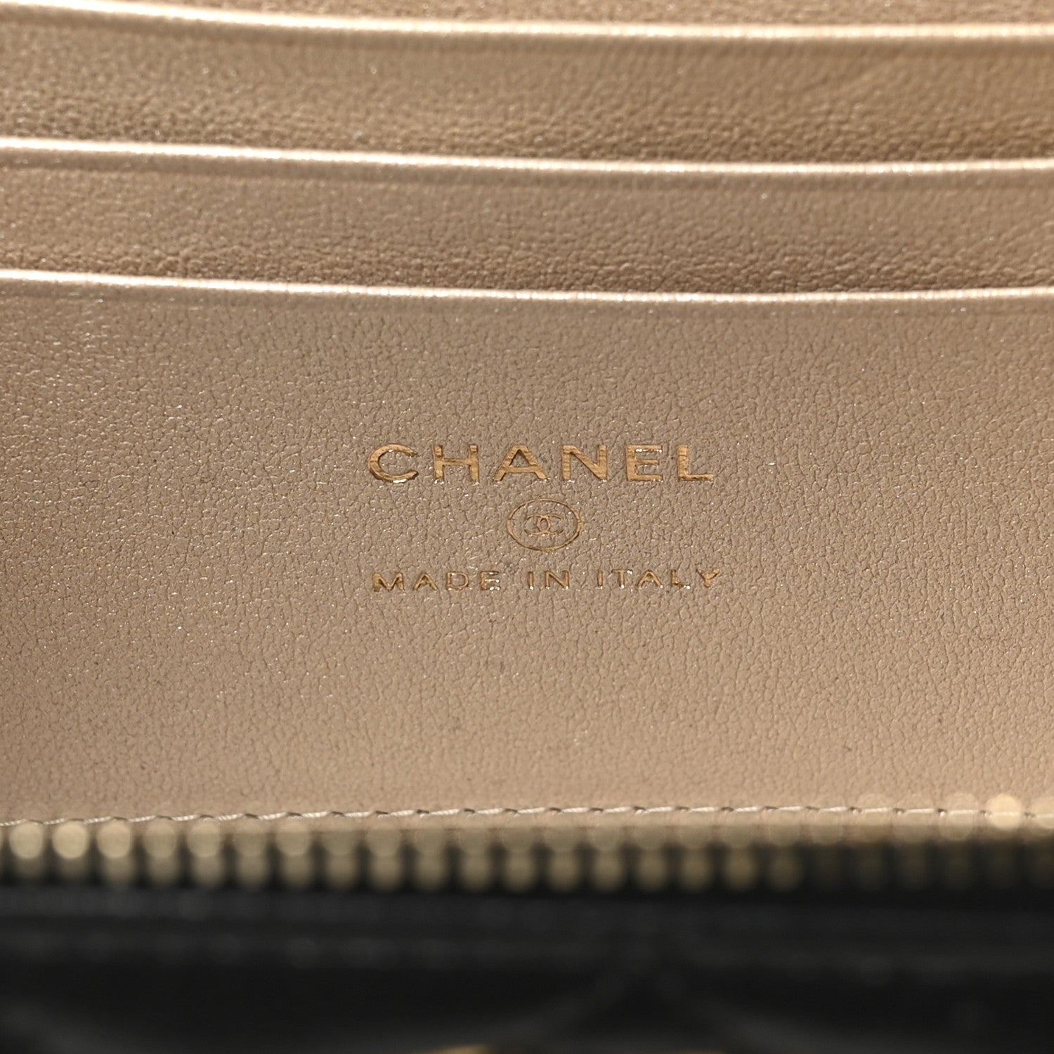 Chanel Lambskin Quilted Small CC Dynasty Vanity Case With Chain Black 7 of 12