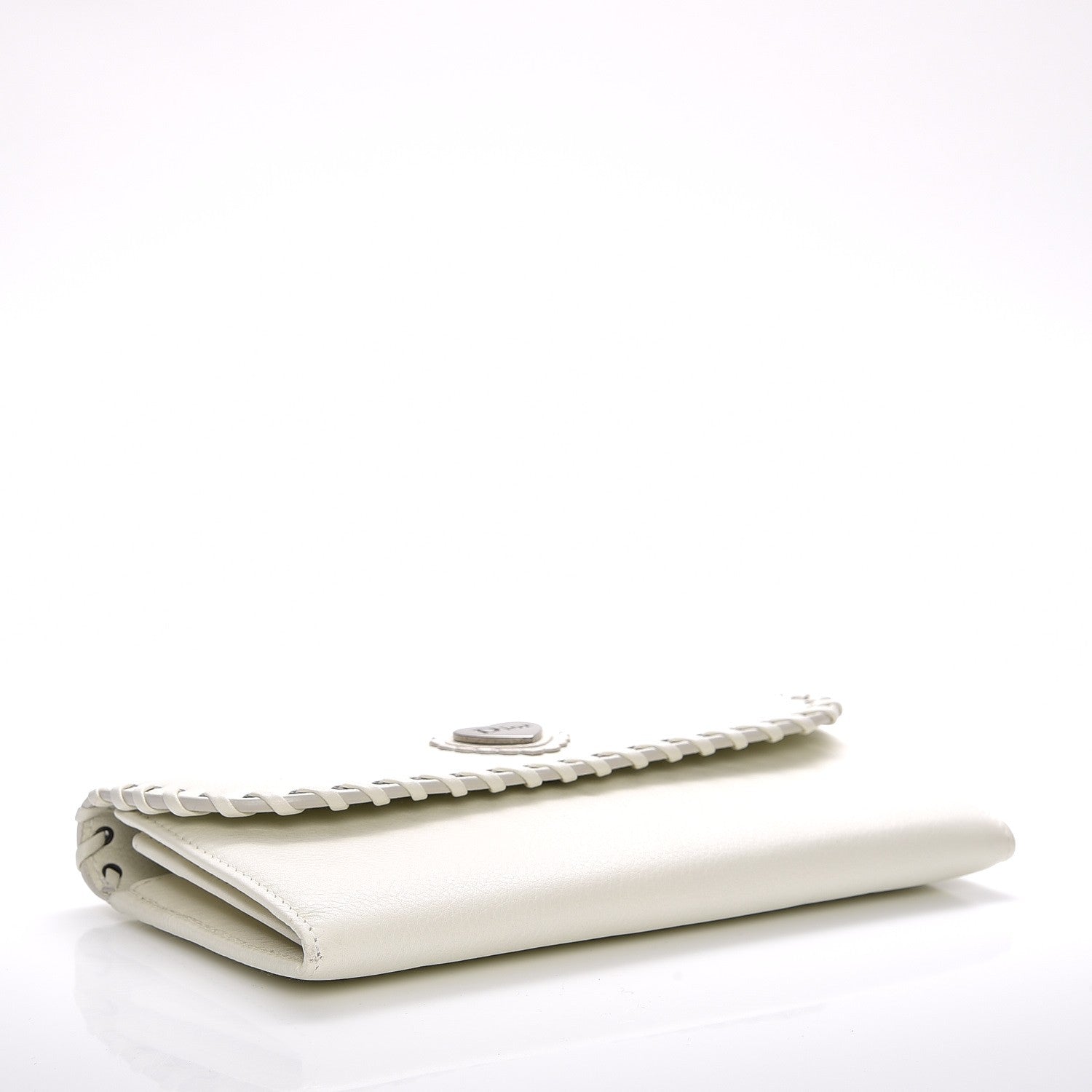 Christian Dior Calfskin Heart Wallet White 4 of 8