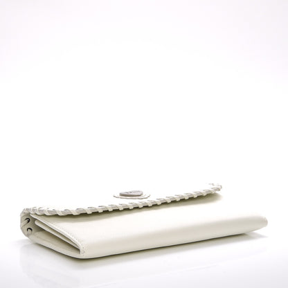 Christian Dior Calfskin Heart Wallet White 4 of 8