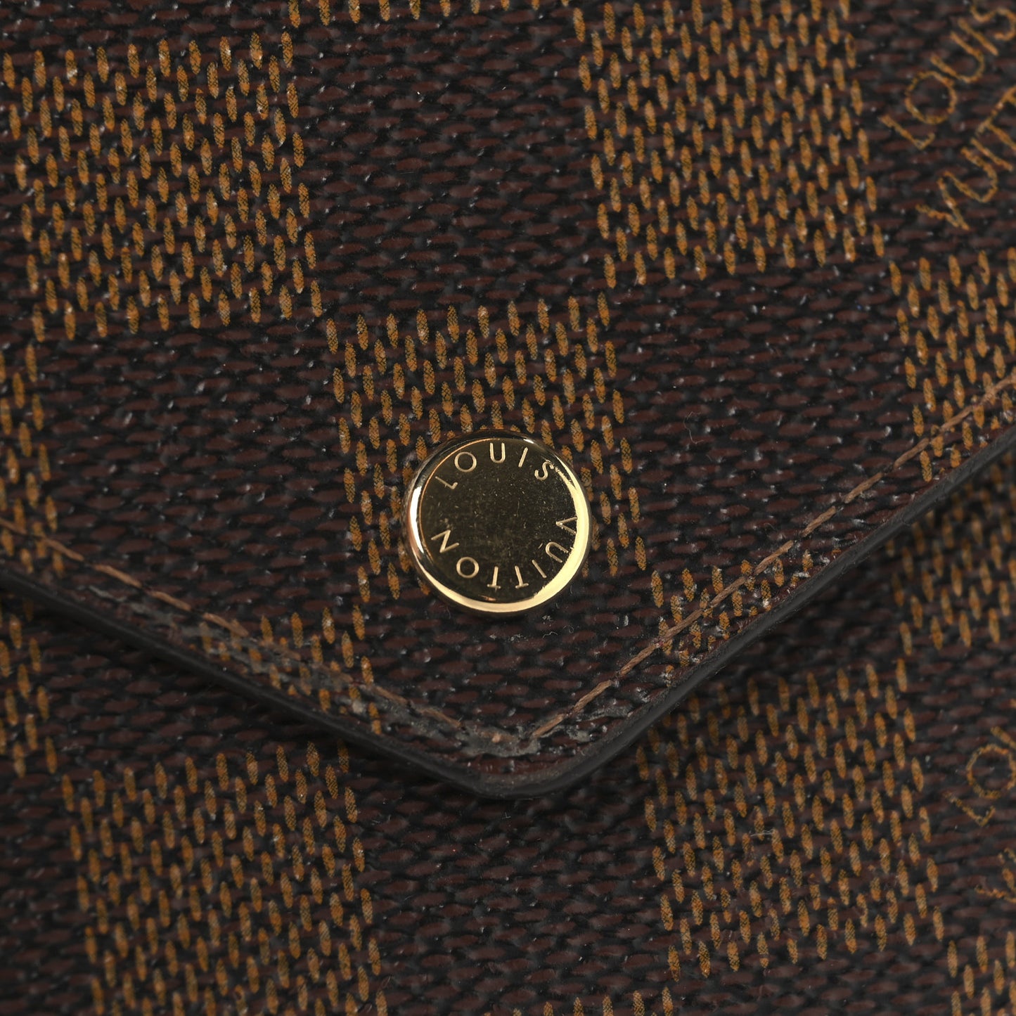 Damier Ebene Victorine Wallet Cherry