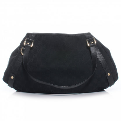 Gucci Monogram Medium Abbey Shoulder Bag Black 1 of 7