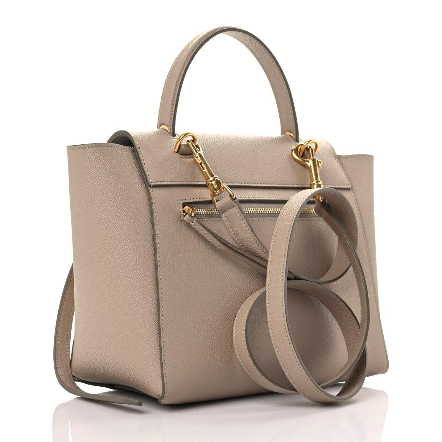 Celine Grained Calfskin Micro Belt Bag Light Taupe 3 of 11