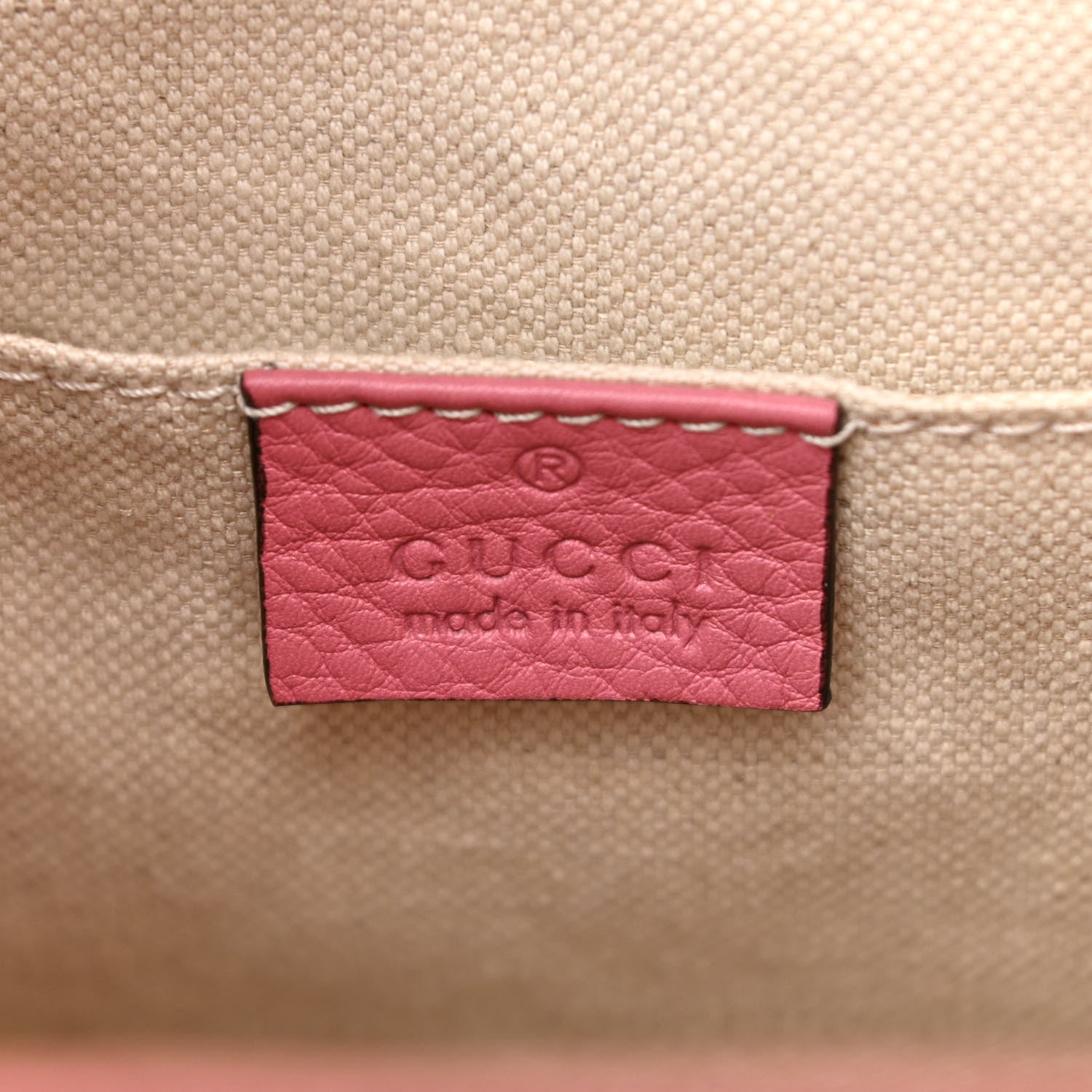 Gucci Cellarius Calfskin Medium Bamboo Backpack Glossy Pink 5 of 11