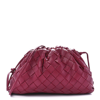 Bottega Veneta Nappa Intrecciato The Mini Pouch Amaranto 1 of 12
