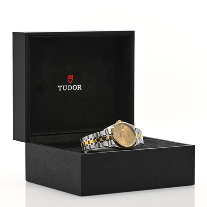 TUDOR Stainless Steel 18K Yellow Gold 36mm Prince Day-Date Automatic Watch Champagne 76213 5 of 5