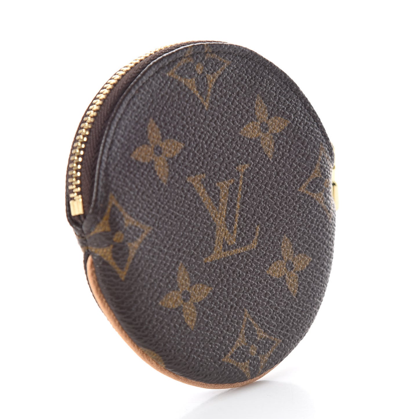 Monogram Round Coin Purse