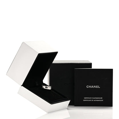 Chanel 18K White Gold Small Coco Crush Ring 62 10 6 of 6
