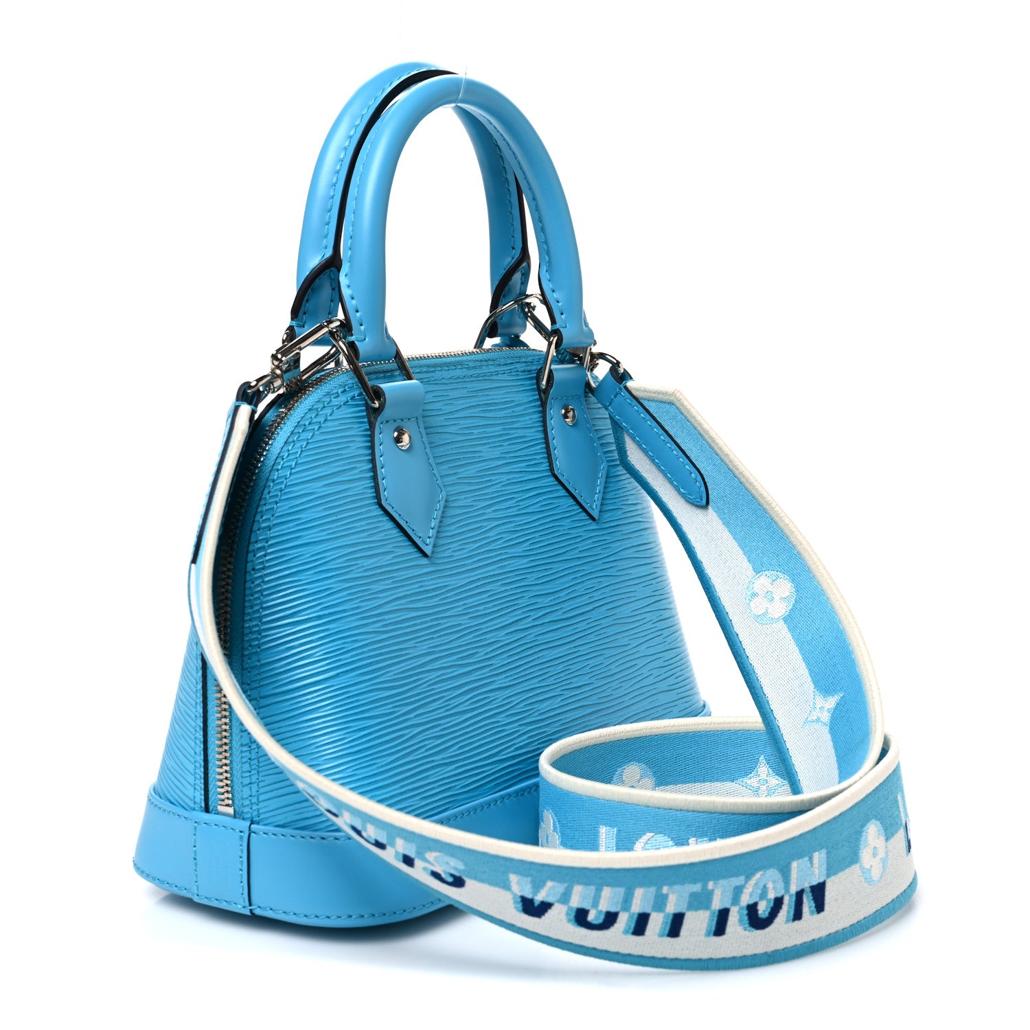 Louis Vuitton Epi Jacquard Alma BB Turquoise 2 of 8
