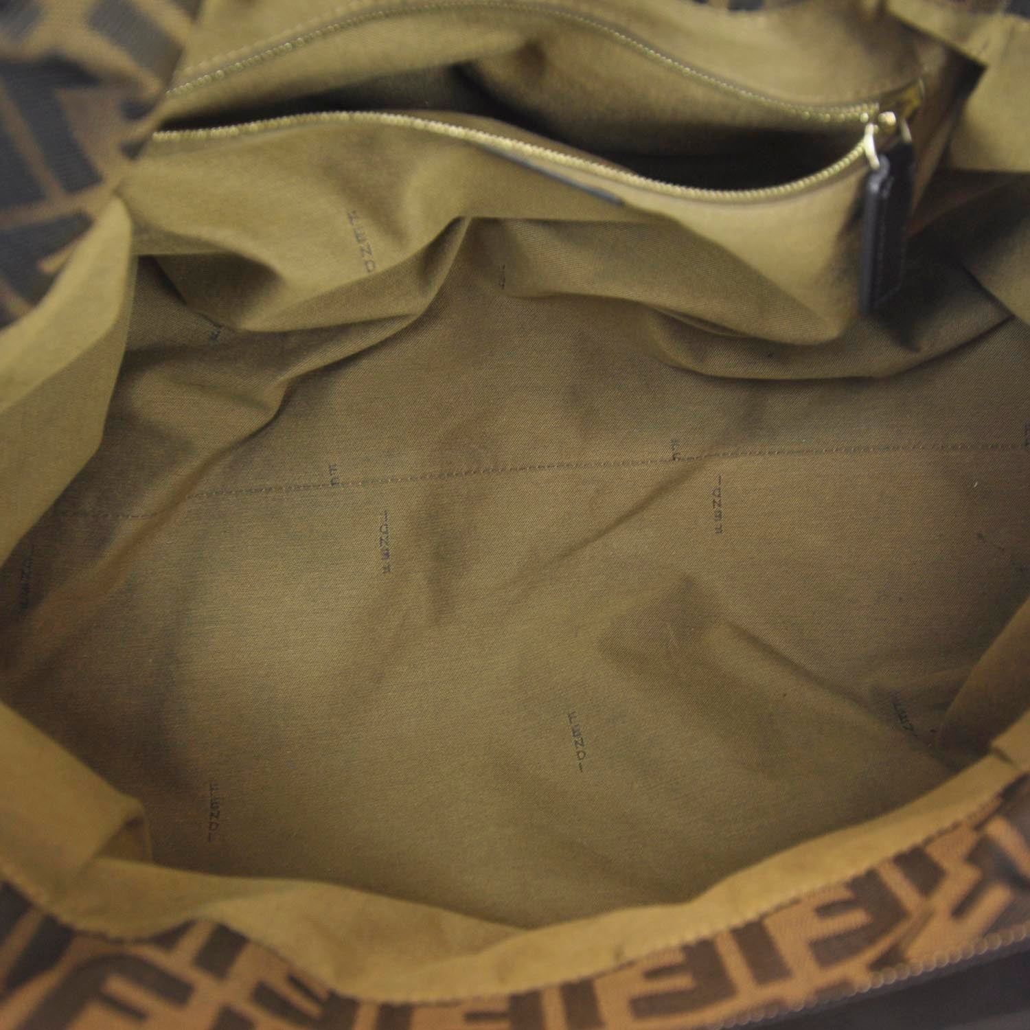 Fendi Zucca Large Chef Shopper Tote Tobacco 8 of 10