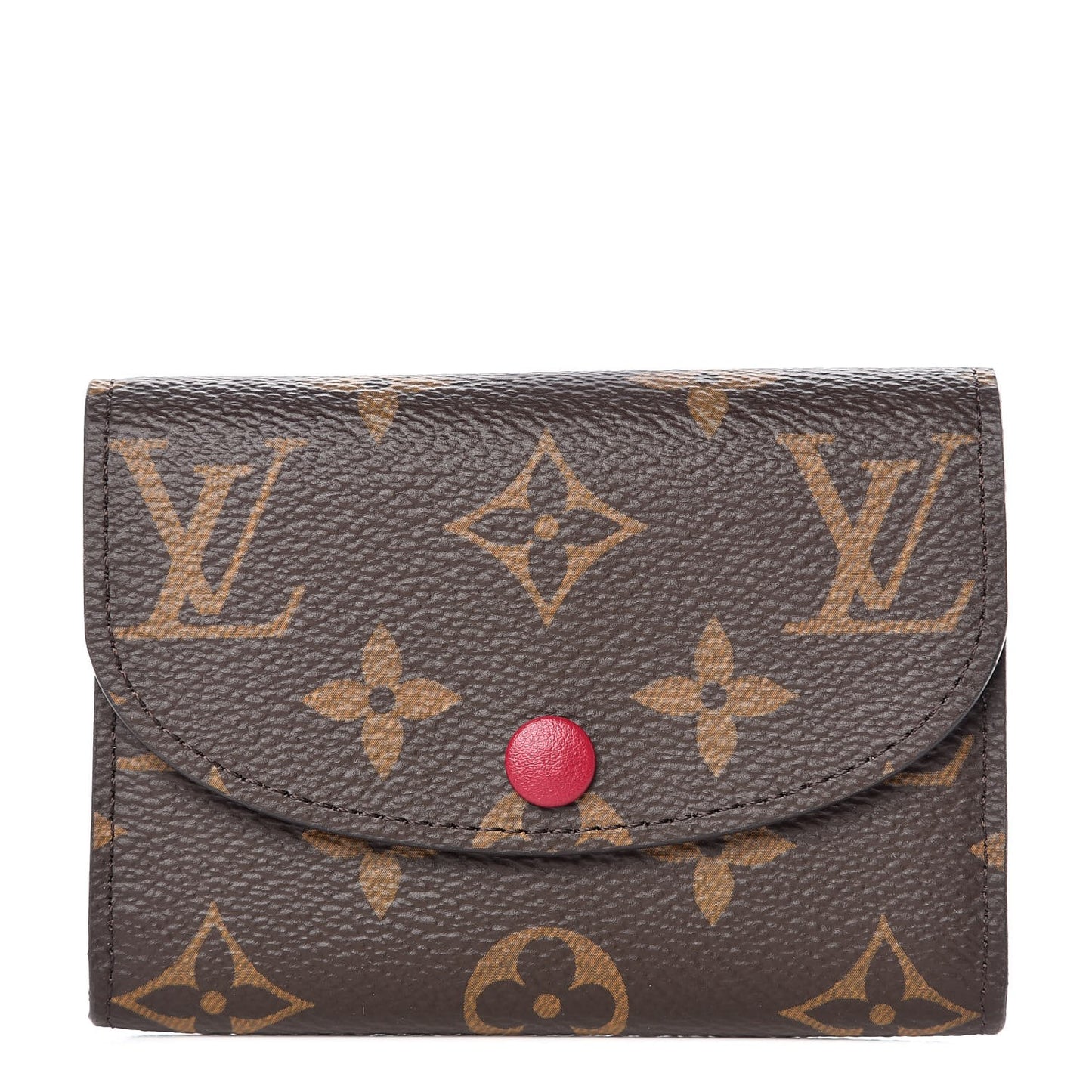 Monogram Rosalie Coin Purse Fuchsia