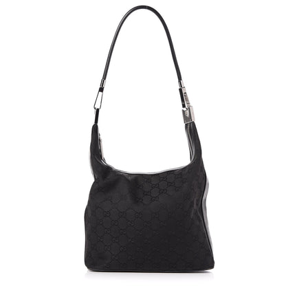 Gucci Monogram Medium Hobo Black 1 of 7