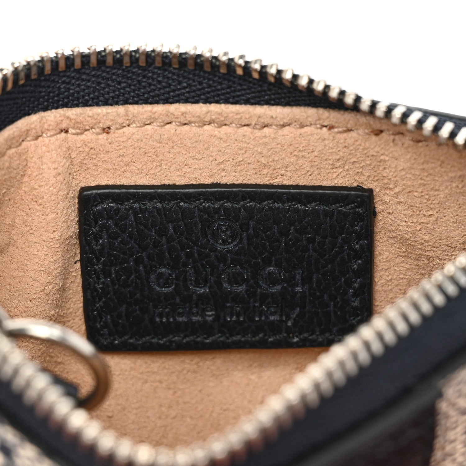 Gucci GG Supreme Monogram Web Ophidia Key Case Beige Blue 6 of 9