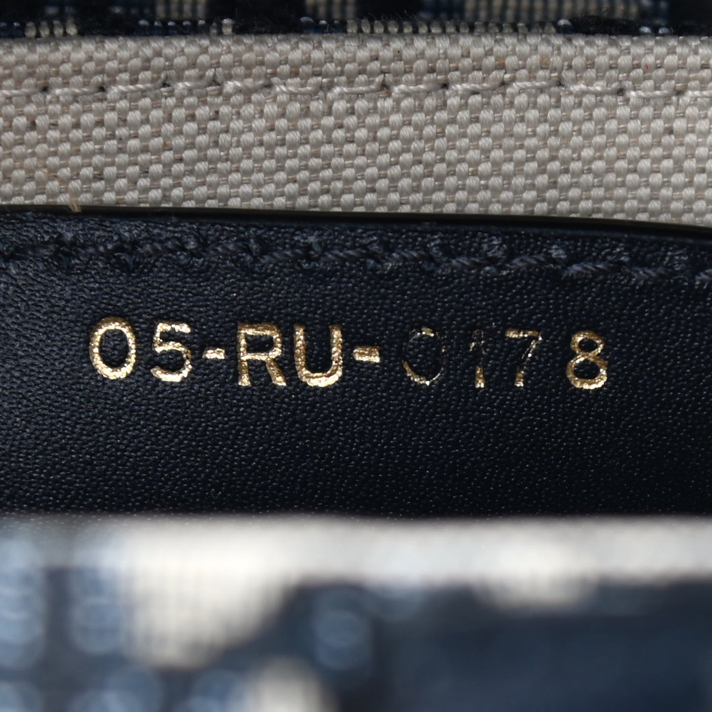 Oblique Saddle Bag Blue