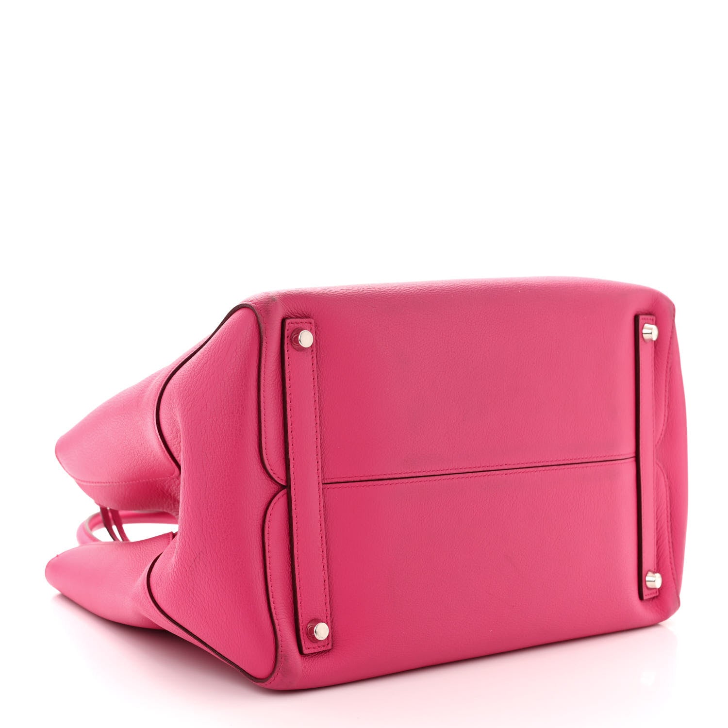 Christian Dior Supple Grained Calfskin Open Bar Tote Pink 4 of 14
