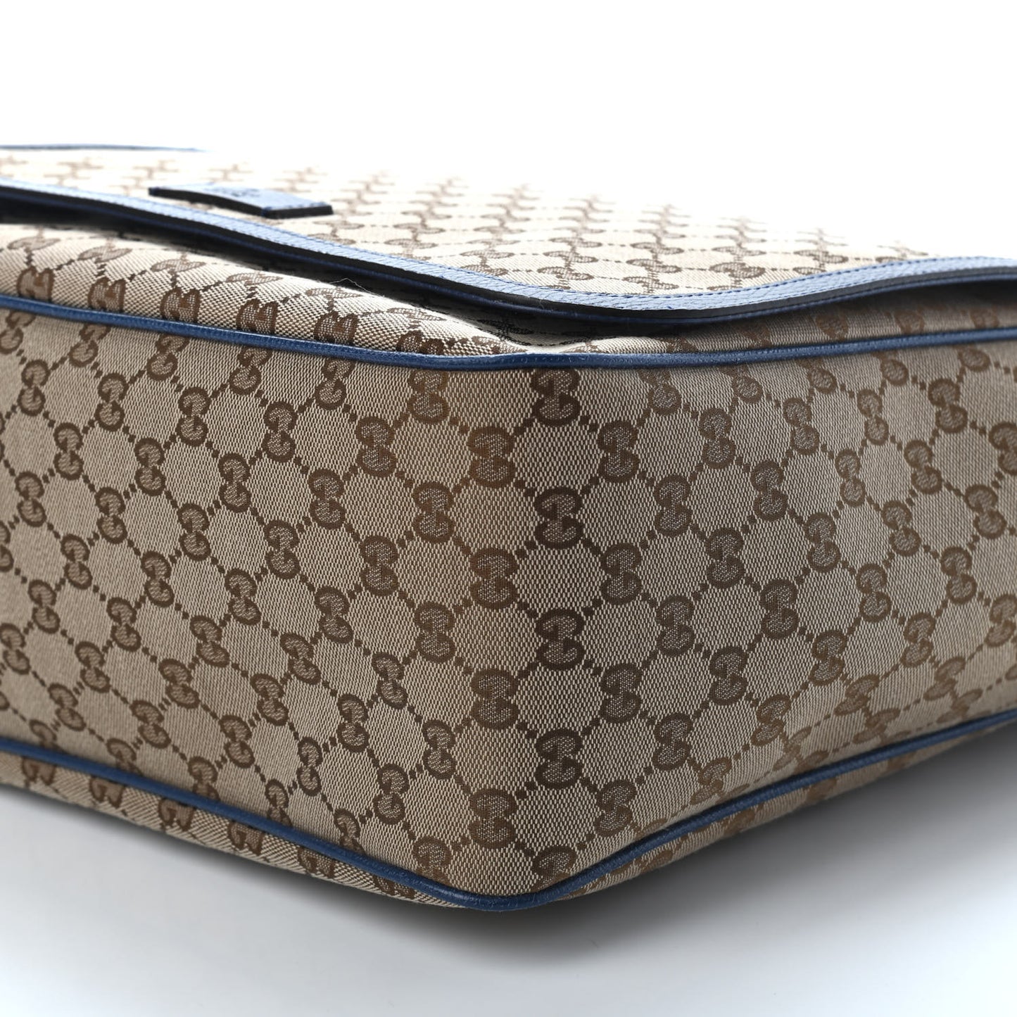 Monogram Convertible Diaper Bag Blue