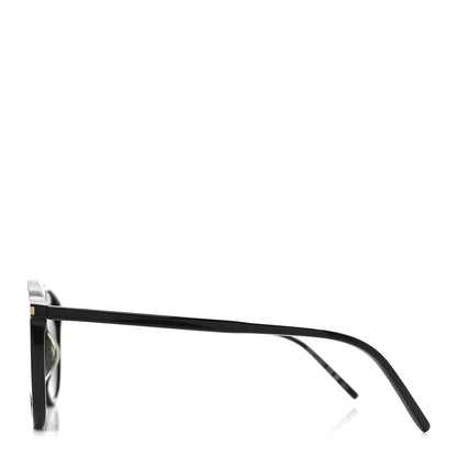 Saint Laurent Acetate Aviator Sunglasses SL 667 Black 3 of 7