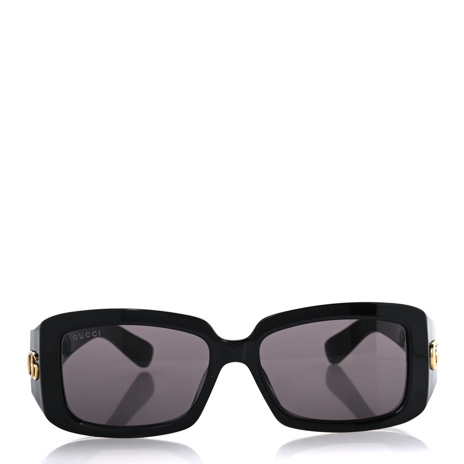 Gucci Acetate Rectangular Sunglasses GG1403S Black 2 of 8