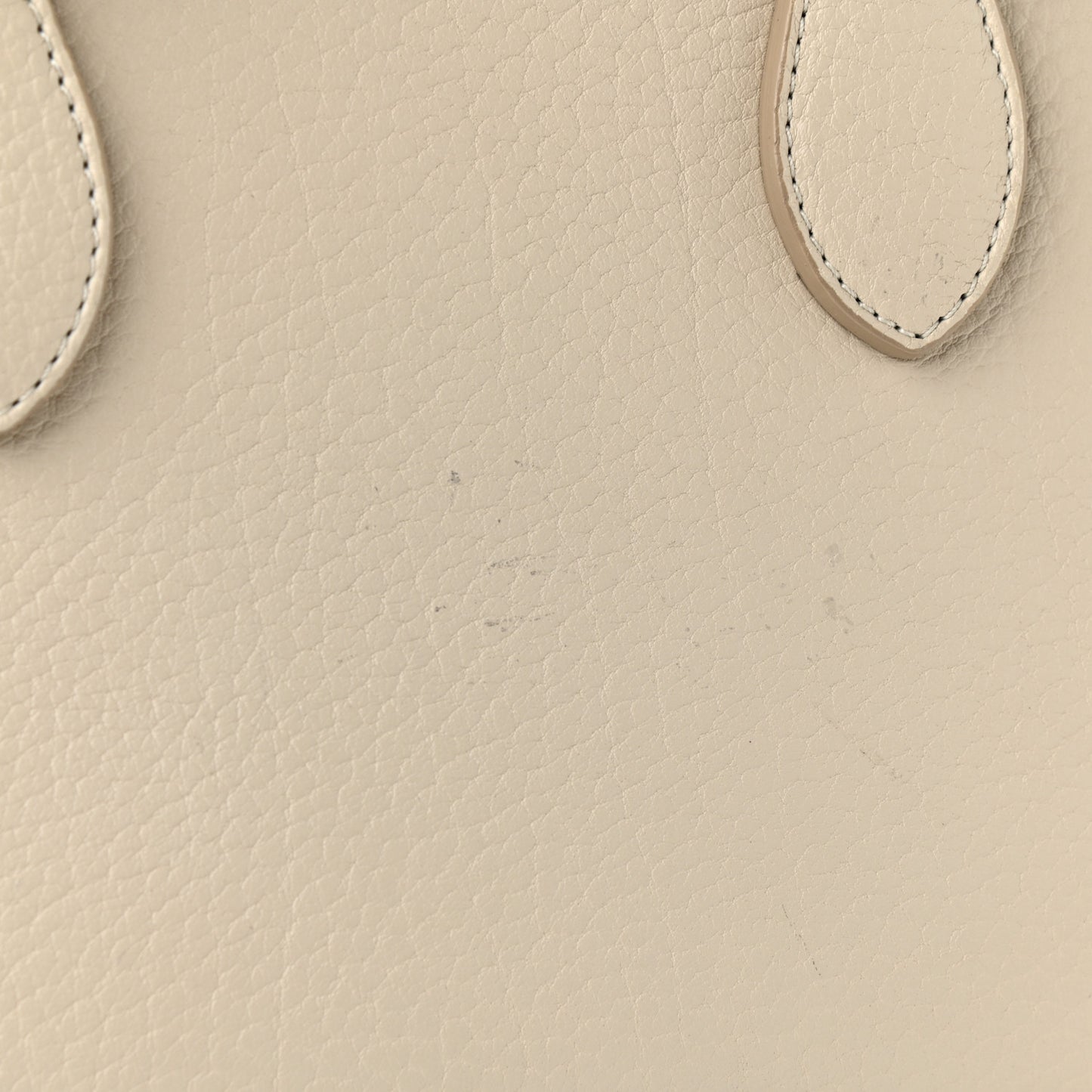 Crisped Calfskin Mini Tie Knot Tote Chalk