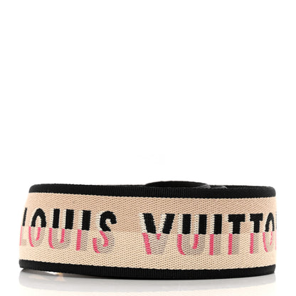 Louis Vuitton Jacquard Speedy Bandouliere 20 Shoulder Strap Black 2 of 3