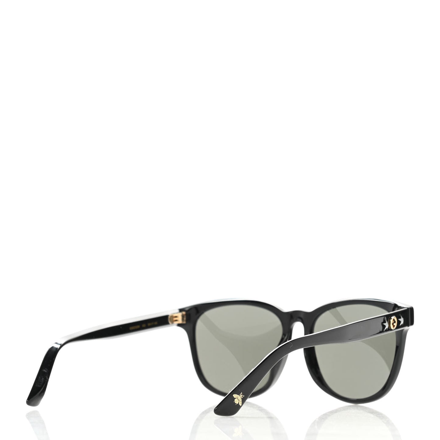 Round Frame Star Sunglasses GG0232SK Black