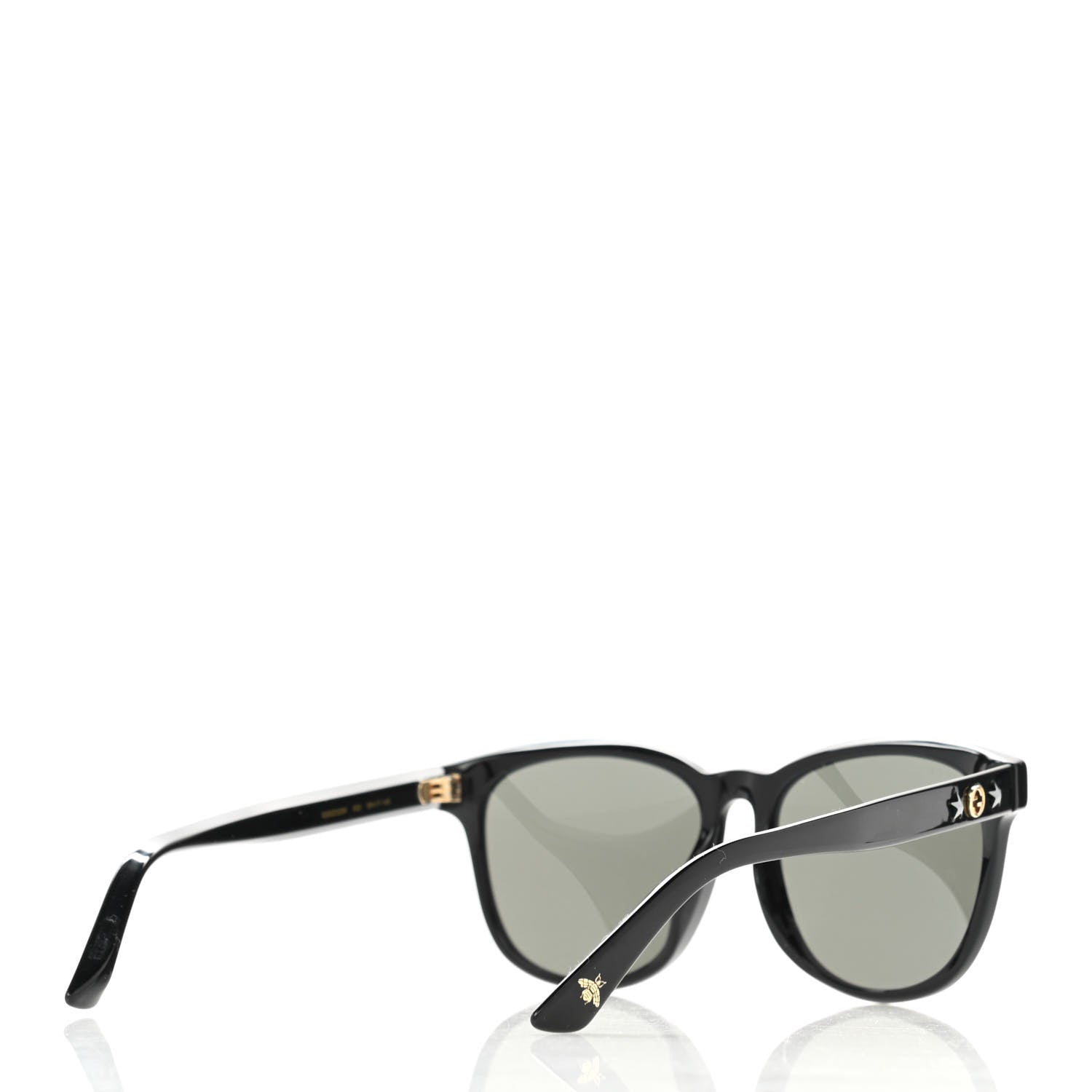 Gucci Round Frame Star Sunglasses GG0232SK Black 1 of 8