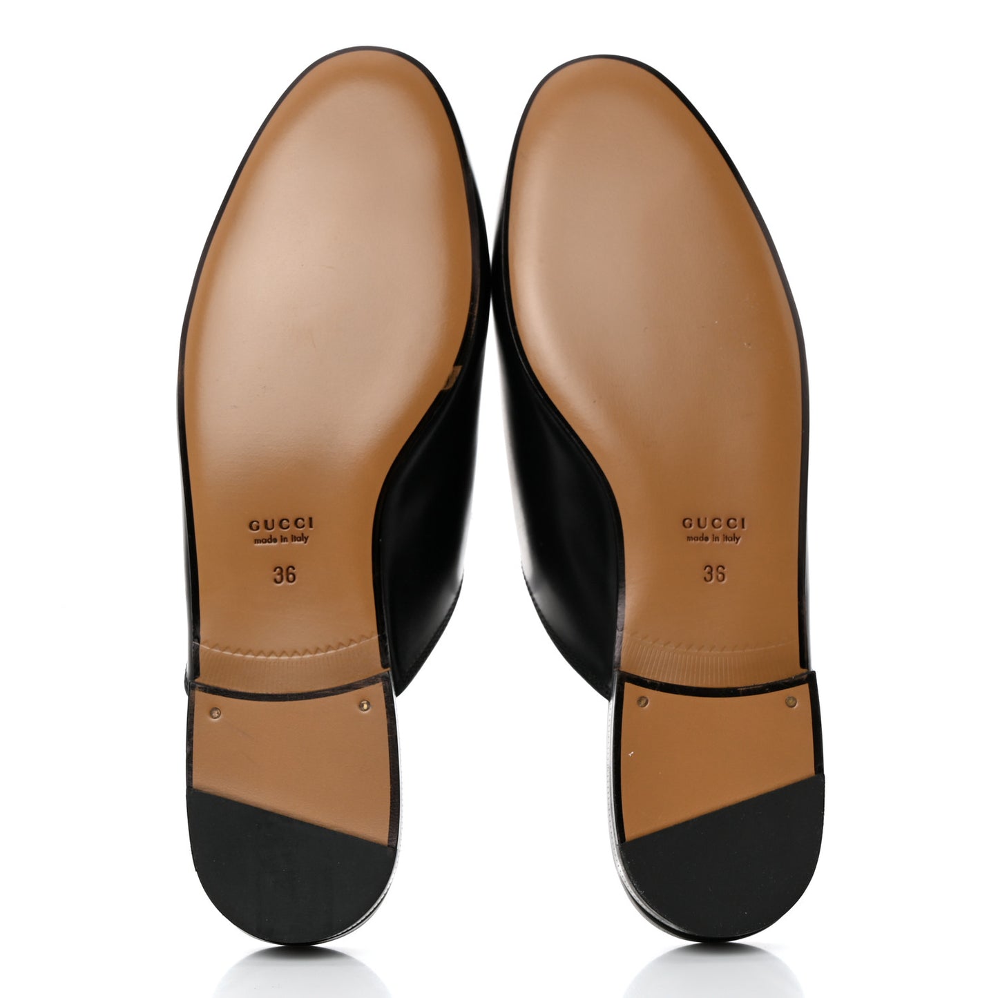 Calfskin Womens Princetown Slippers 36 Black