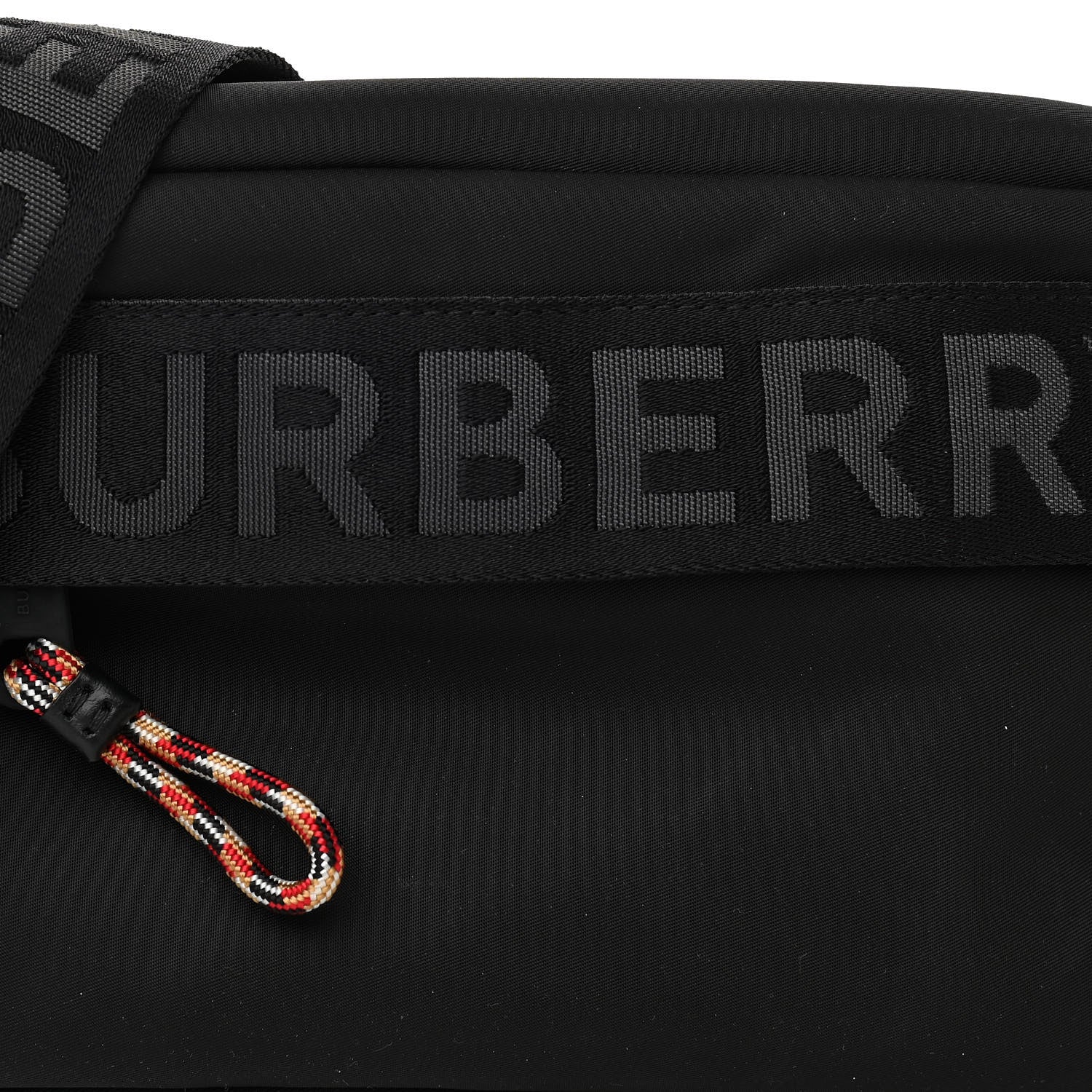 Burberry Nylon Logo Detail Crossbody Bag Black 8 of 10