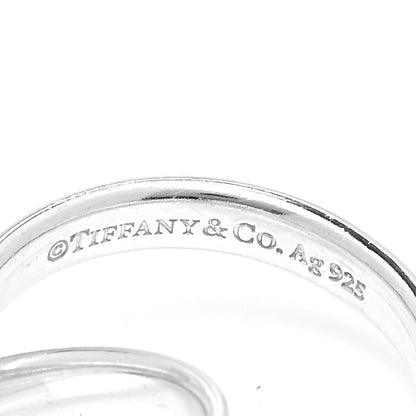 Tiffany Sterling Silver 1837 Interlocking Ring 52 6 4 of 5