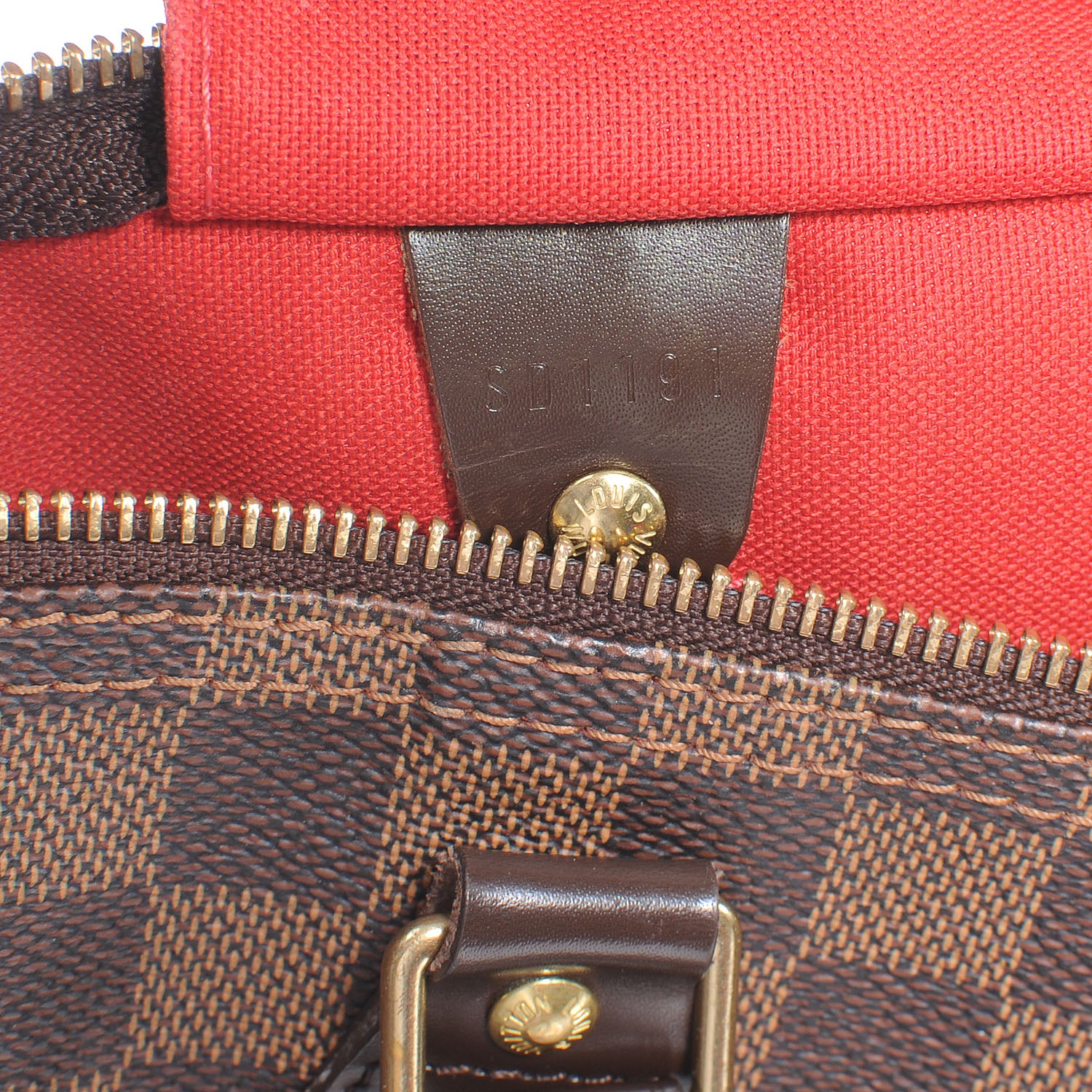 Louis Vuitton Damier Ebene Speedy 35 7 of 7