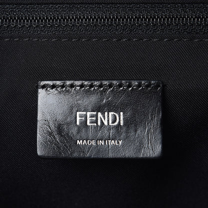 Fendi Nylon Vitello Dolce Studded Monster Mini Backpack Black 5 of 7