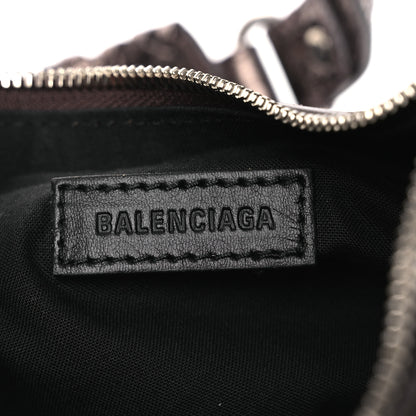 Balenciaga Metallic Agneau Arena Le Cagole Shoulder Bag XS Dark Bronze 8 of 11