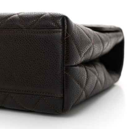 Chanel Caviar Quilted Medium Kelly Flap Brown 10 of 11