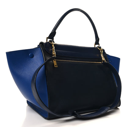 Celine Smooth Calfskin Medium Tri-Color Trapeze Ink 2 of 13
