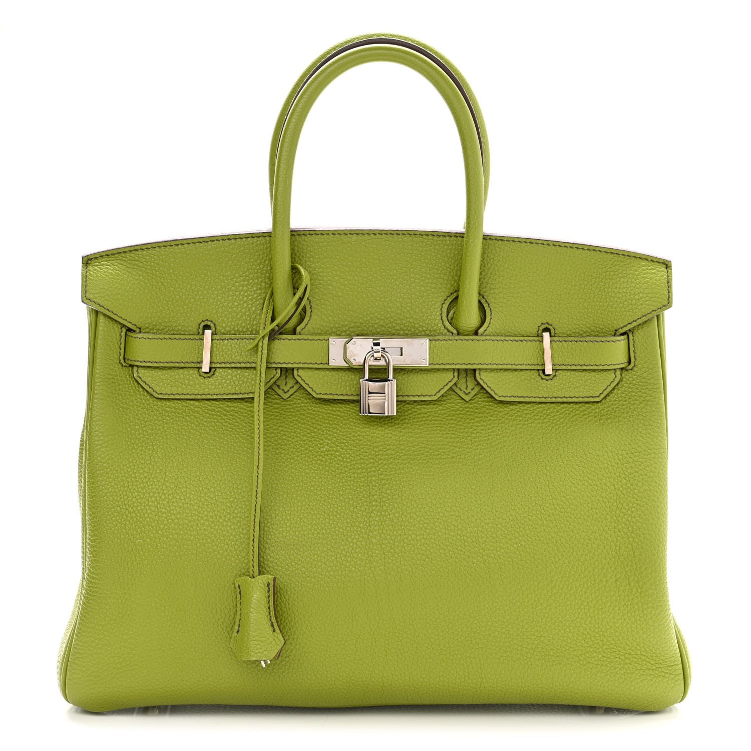 Hermes Togo Birkin 35 Vert Anis 1 of 13