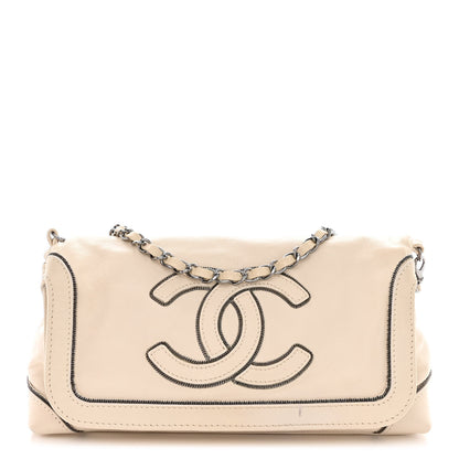 Chanel Lambskin CC Chain Shoulder Bag White 1 of 12