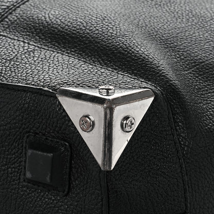 Alexander Wang Pebbled Calfskin Large Emile Black Silver Hardware 9 of 26