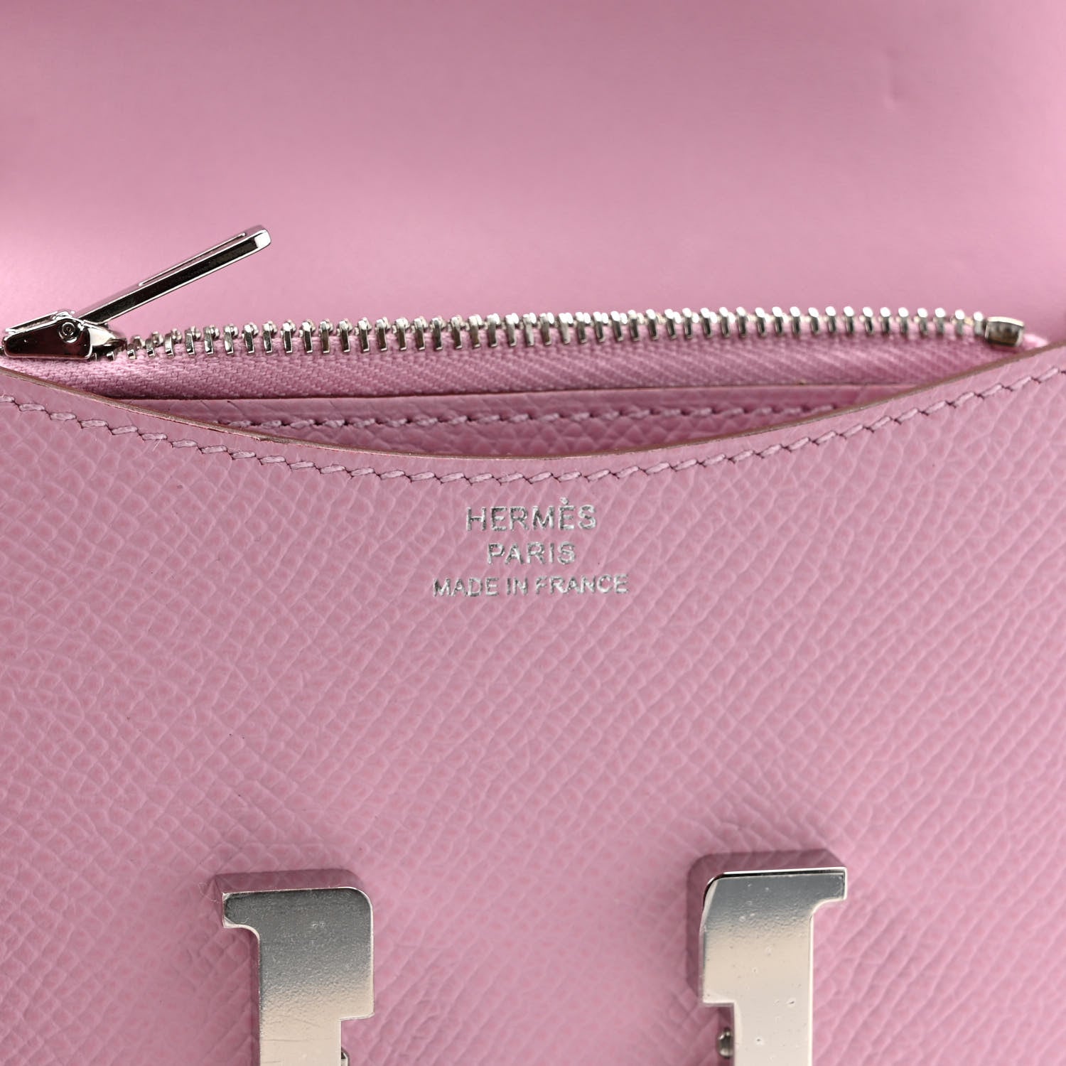 Hermes Epsom Constance Slim Wallet Mauve Sylvestre 6 of 6
