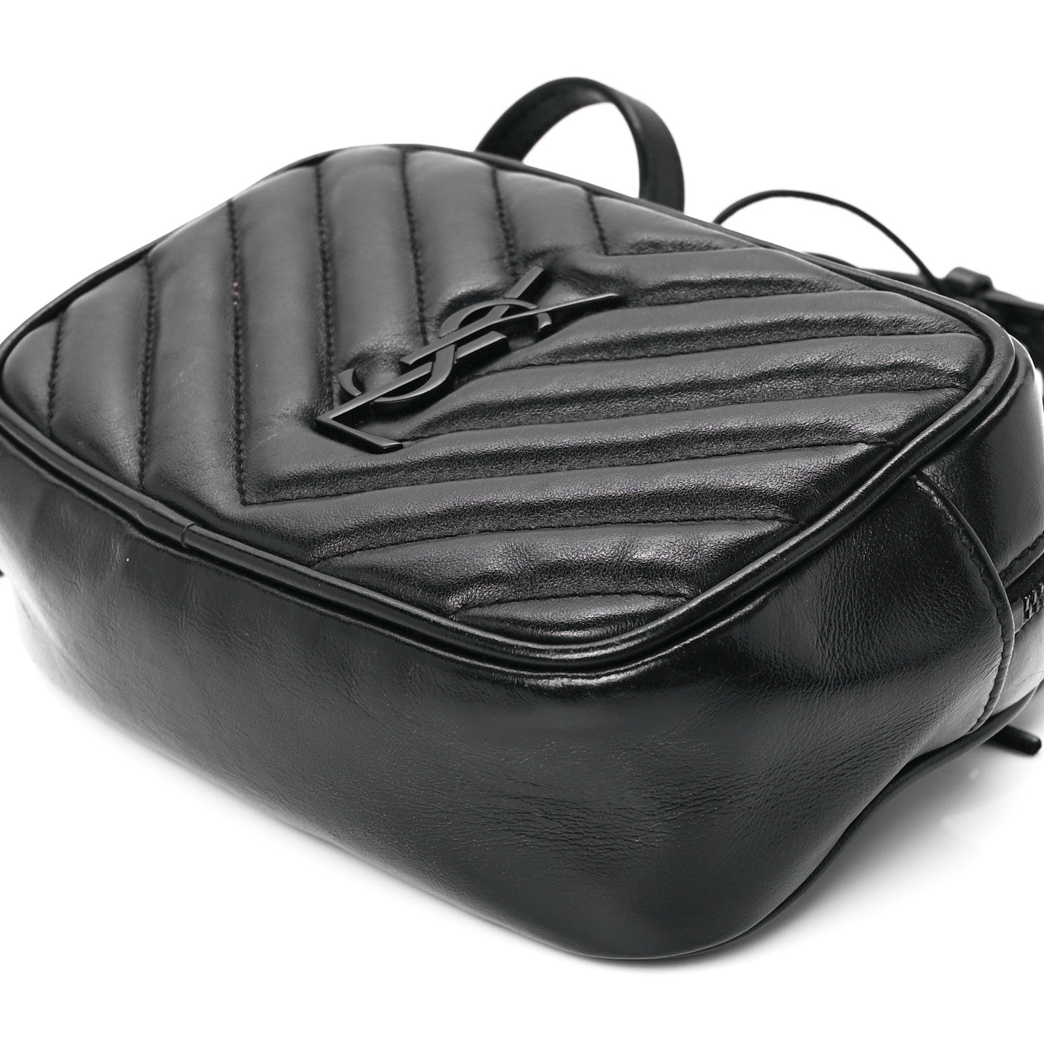 Saint Laurent Calfskin Matelasse Monogram Lou Belt Bag Black 12 of 12
