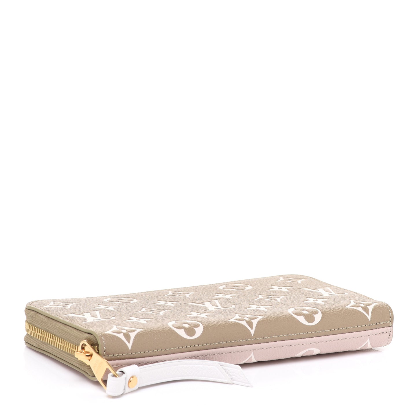 Empreinte Monogram Spring in the City Zippy Wallet Kaki Beige Cream