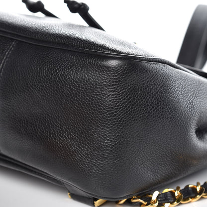 Chanel Caviar CC Backpack Black 10 of 13