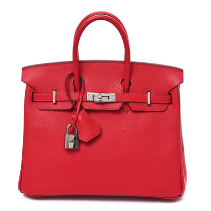 Hermes Epsom Birkin 25 Rouge Casaque 1 of 10