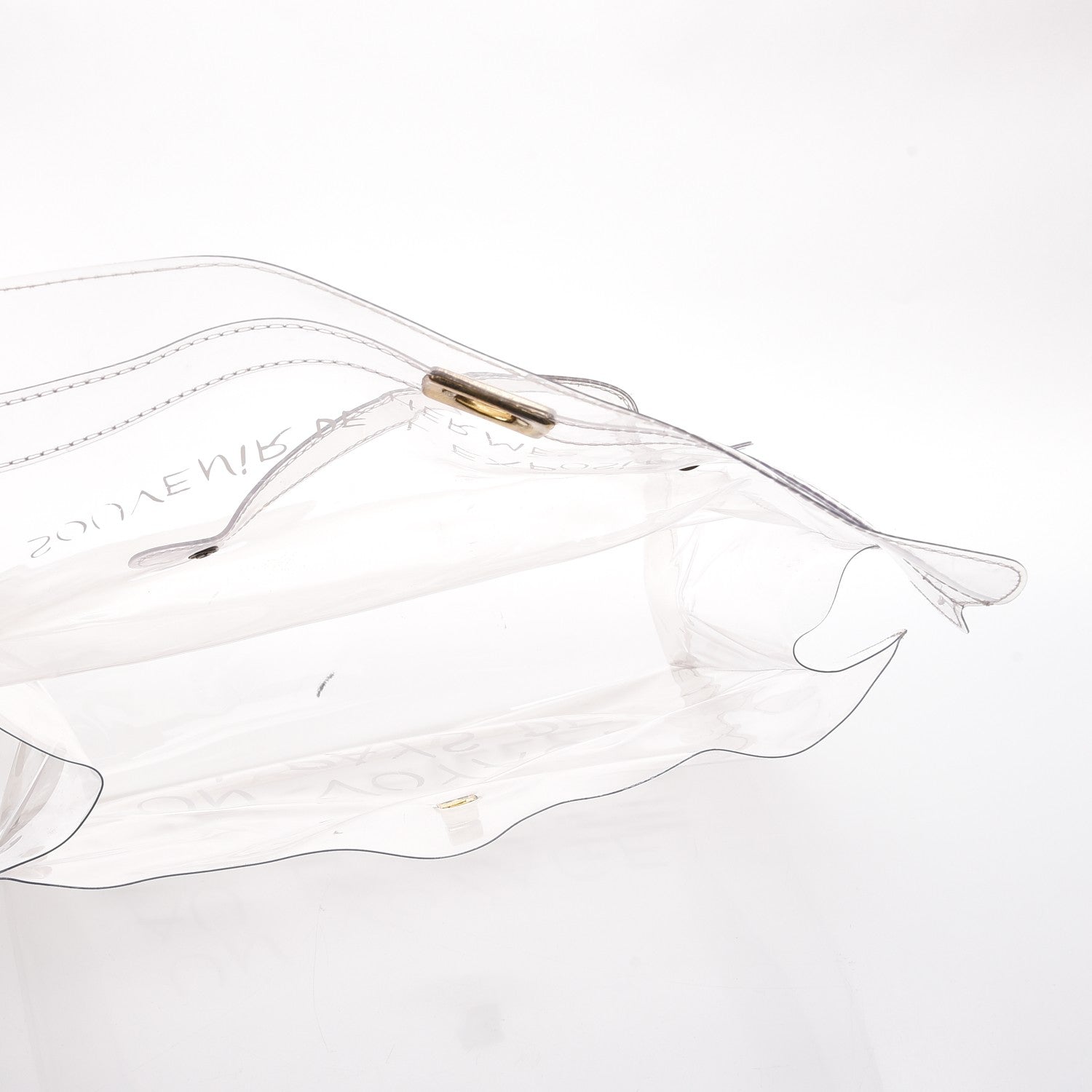Hermes Vinyl Souvenir De L'Exposition Kelly Transparent 5 of 11