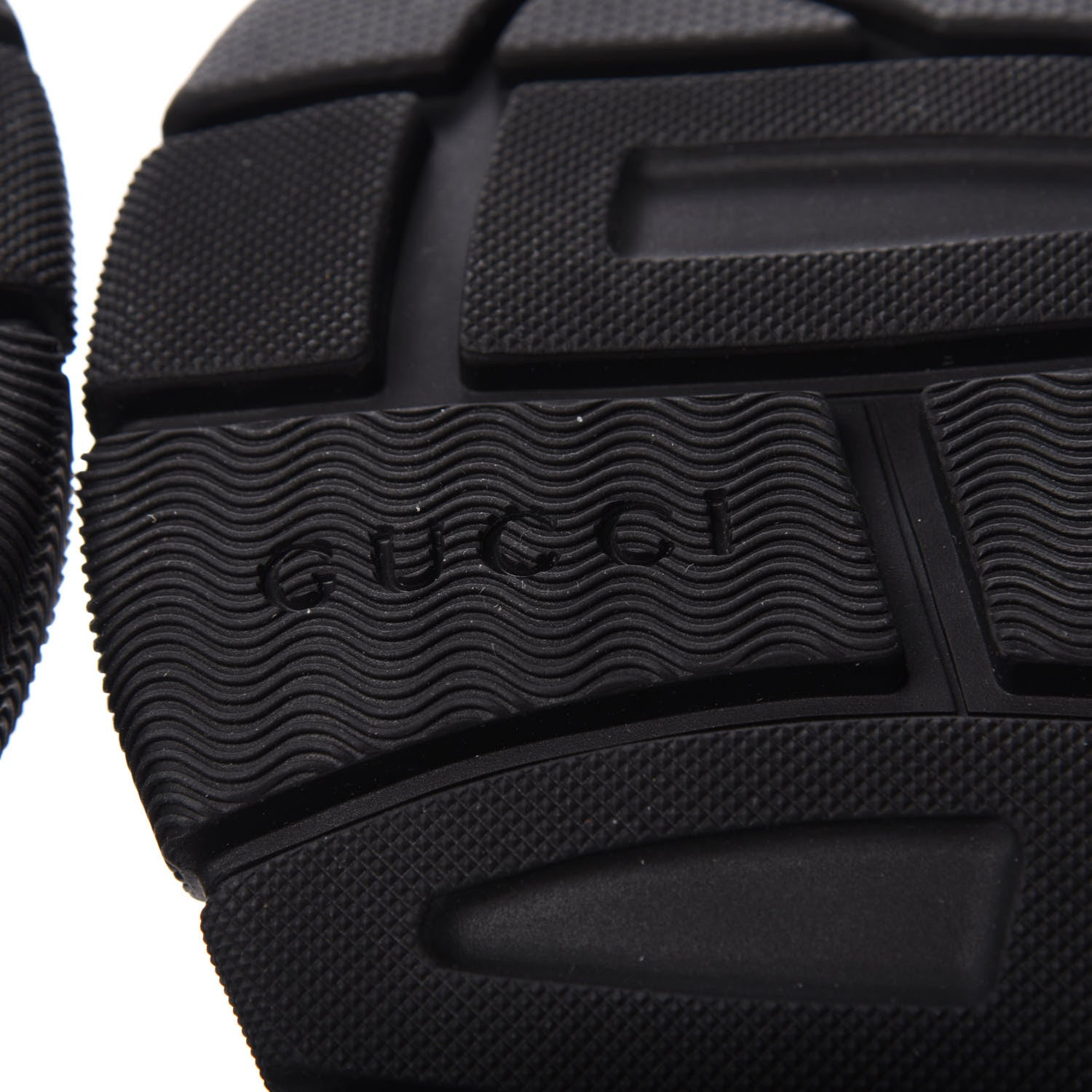 Gucci Technical Canvas Calfskin Reflective Studded Mens Aguru Sandals 9 Silver Black 7 of 8