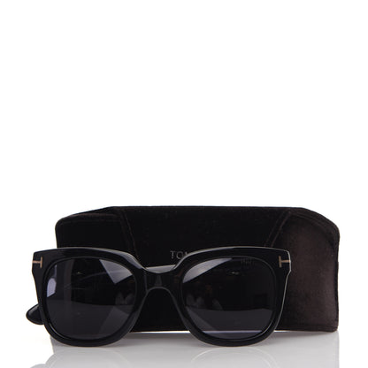 Tom Ford Acetate Campbell Sunglasses TF198 Black 8 of 8