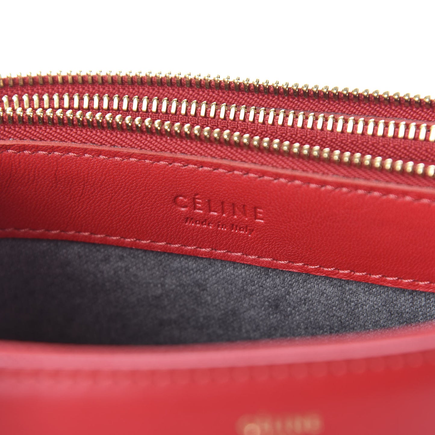 Lambskin Large Trio Crossbody Bag Red