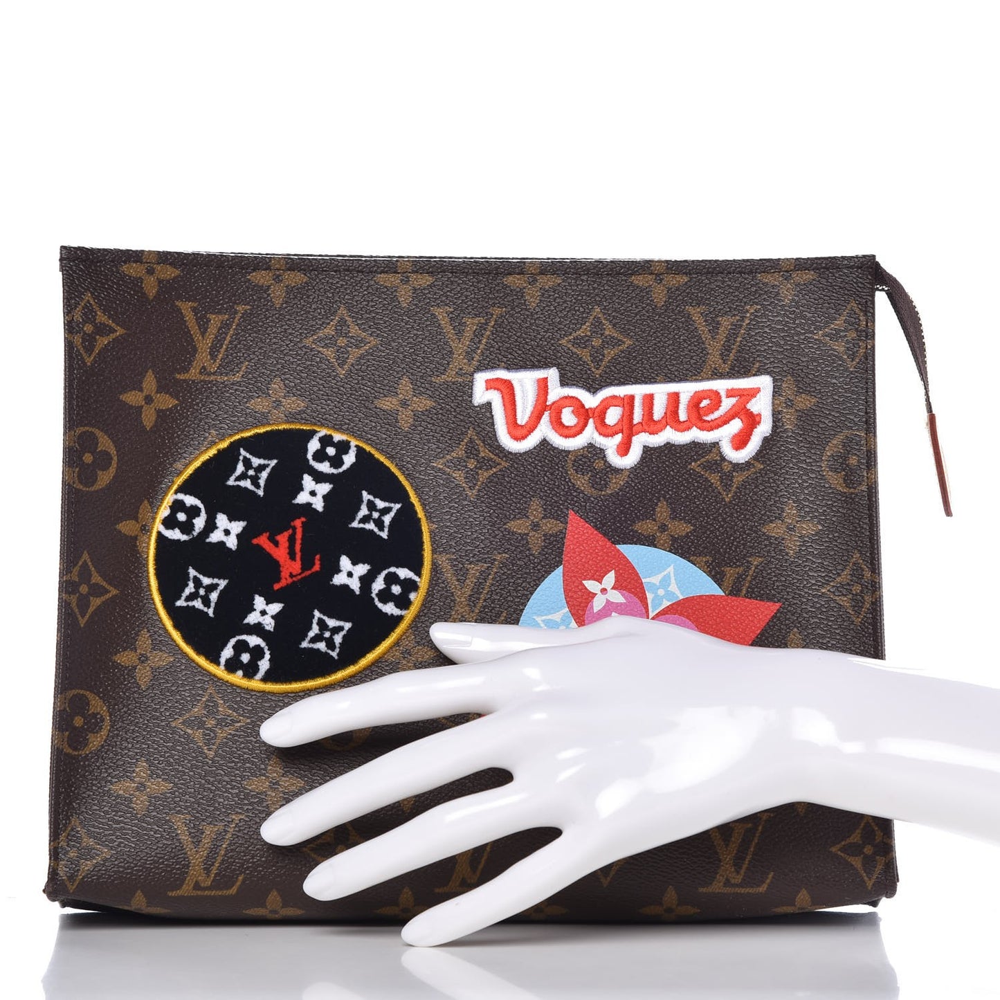 Monogram Travel Stickers Toiletry Pouch 26