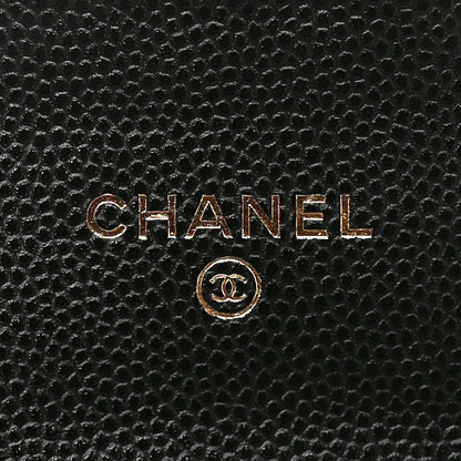 Chanel Caviar Quilted Medium Flap Wallet Black 7 of 11
