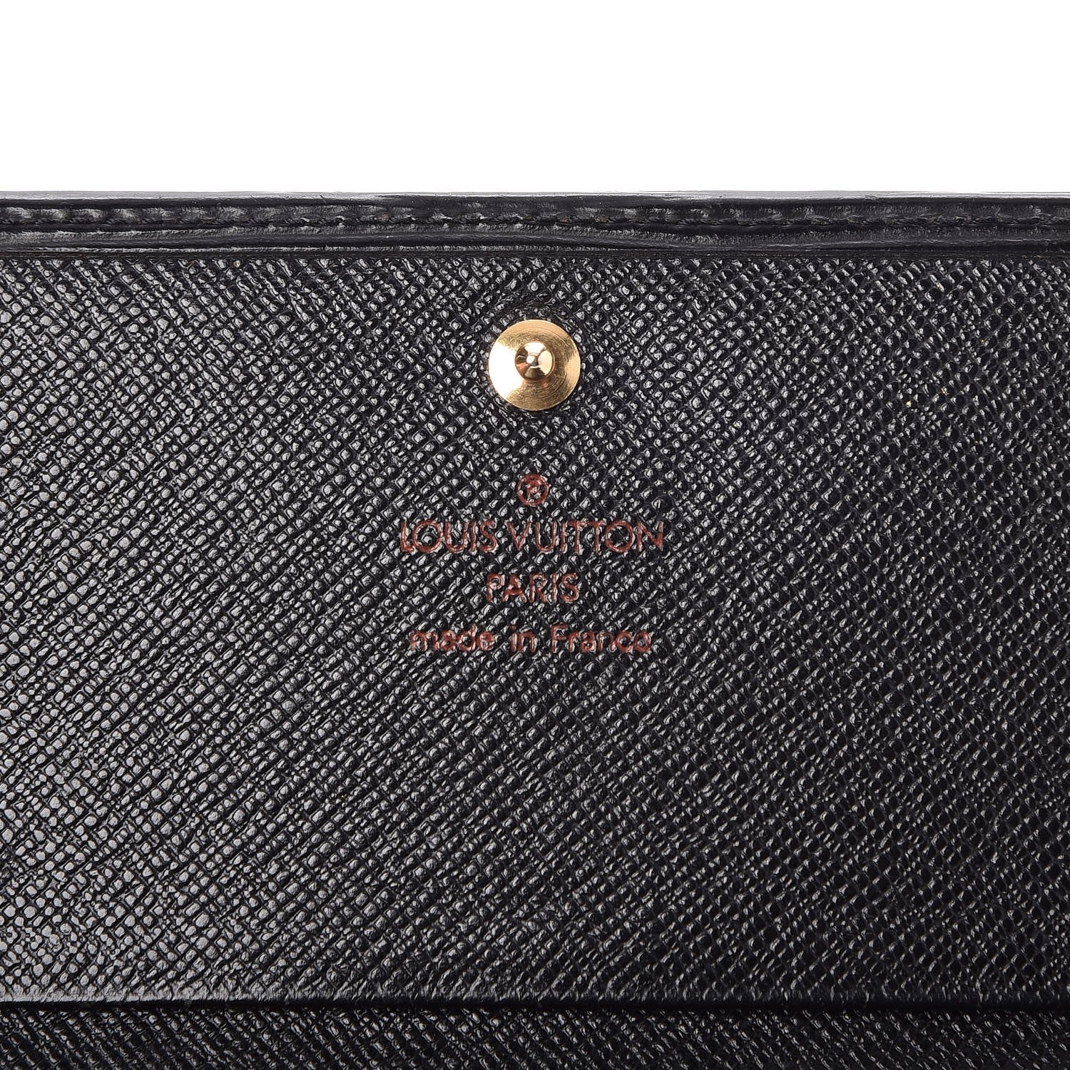 Louis Vuitton Epi Porte-Monnaie Billets Tresor Wallet Black 5 of 8